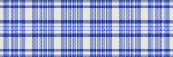 Direct seamless background texture, flooring plaid tartan textile. Repeat fabric pattern check in blue and sterling silver colors. vector