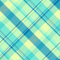 National fabric tartan, mature background pattern plaid. Repeat check texture textile seamless in lime and mint colors. vector