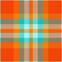 Tradition pattern background seamless, business plaid textile . Vintage fabric texture check tartan in bright and teal colors. vector
