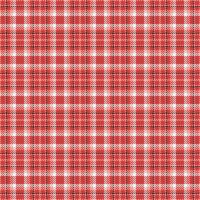 Contour plaid background , foot check pattern seamless. Trend fabric tartan texture textile in red and white colors. vector