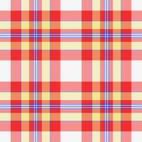 Hipster texture plaid textile, mother tartan seamless. Business fabric pattern background check in red and blue colors. vector