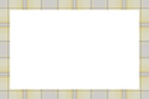 Vintage frame . Scottish border pattern retro style. Tartan plaid ornament. vector