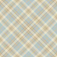 Hotel plaid seamless , hobby tartan texture fabric. Expressive background check textile pattern in light and velvet blue colors. vector