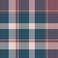Serene tartan plaid , vibrant textile fabric seamless. Figure pattern background texture check in cyan and red colors. vector