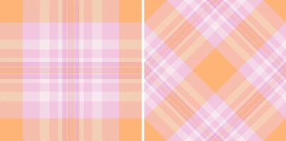 Textile texture fabric of background seamless plaid with a tartan pattern check . Set in pastel colors for stylish picture ideas for fashion inspiration. vector