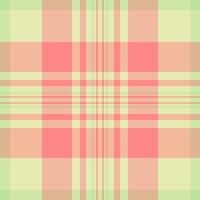 Hispanic textile tartan , hobby pattern seamless fabric. Pixel check plaid background texture in orange and light colors. vector