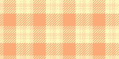 Diamond tartan fabric seamless, unique textile background texture. Customized plaid pattern check in orange and light colors. vector