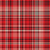 Tartan plaid pattern seamless. Print fabric texture. Check background. vector