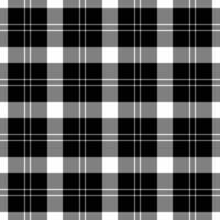 Birthday card plaid texture seamless, bedroom background pattern. Wide tartan check fabric textile in gray and black colors. vector
