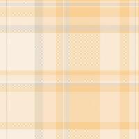 Femininity texture textile background, event plaid seamless . Strong tartan check fabric pattern in light and amber colors. vector