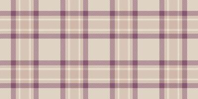 Ceremony seamless background check, seasonal plaid pattern textile. Vogue fabric texture tartan in light and pink colors. vector