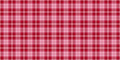 Vichy check background fabric, stationary plaid tartan. Book seamless textile pattern texture in red and light colors. vector