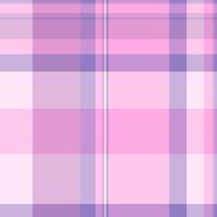Gentleman check fabric texture, vintage pattern tartan seamless. Drapery plaid textile background in light and pink colors. vector