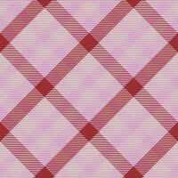 Plaid pattern seamless background. Tartan check stripe texture vector