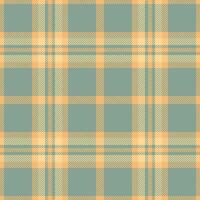 Good background fabric, flow texture plaid seamless. Oktoberfest pattern check tartan textile in pastel and orange colors. vector