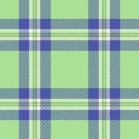 Plaid seamless pattern in green. Check fabric texture. textile print. vector