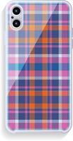 Smartphone cover design mockup. Template geometric pattern for mobile phone back part. Flat design. vector
