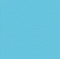 Knit texture light blue color. seamless pattern fabric. Knitting background flat design. vector