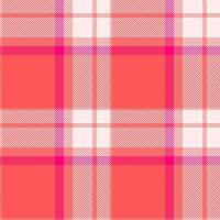 Buffalo fabric texture tartan, checking background seamless plaid. Flooring textile check pattern in red and linen colors. vector