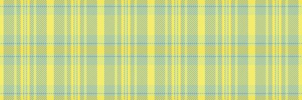 Packing tartan background, trim check textile texture. Table cloth fabric plaid pattern seamless in pastel and yellow colors. vector