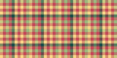 Tile plaid seamless background, variety tartan textile pattern. Expensive check fabric texture in red and amber colors. vector