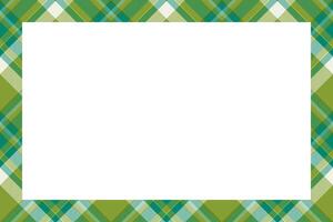 Vintage frame . Scottish border pattern retro style. Tartan plaid ornament. vector