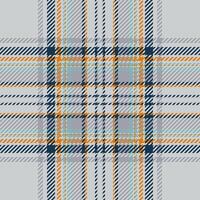 Plaid check pattern. Seamless fabric texture. Tartan textile print. vector