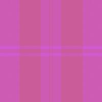 Random fabric pattern texture, stylish check textile seamless. Vichy plaid tartan background in pink and purple colors. vector