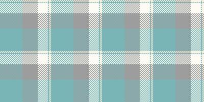 Sea fabric background plaid, decorative pattern textile. Purchase check seamless tartan texture in cyan and grey colors. vector