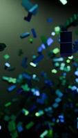 Dynamic and Captivating Abstract Shapes in Continuous Motion, Exuding Energy and Depth. Design video