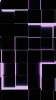 An Abstract Geometric Background Featuring Neon Hues Alongside Dark Tones for Visual Interest. Design video