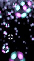 Experiencing a Magical Bokeh Effect that features Colorful Light Reflections all around. Design video