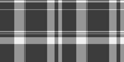 Real tartan pattern textile, list plaid texture check. Room background seamless fabric in vintage gray and grey colors. vector