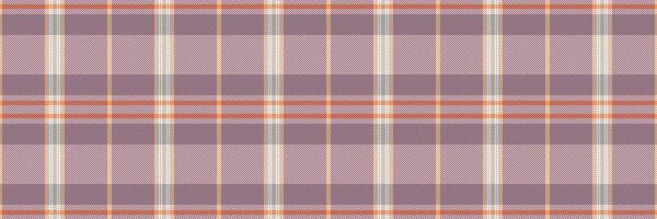 Stitch seamless check plaid, hat background tartan textile. Customize pattern fabric texture in red and pastel snow colors. vector