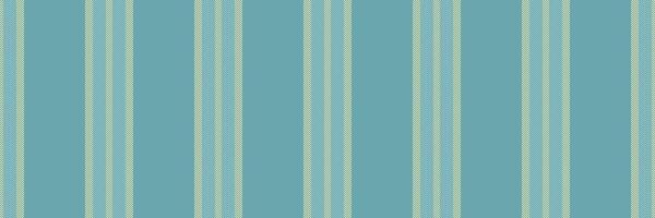 Fit fabric background seamless, variation pattern stripe. Perfection lines vertical textile texture in cyan and pastel colors. vector