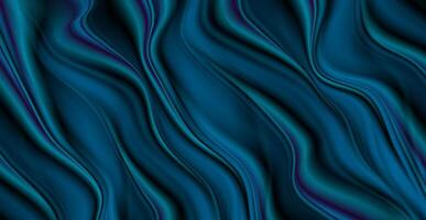 Abstract dark blue smooth liquid waves background vector