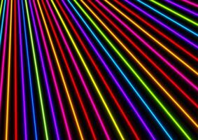 Colorful neon laser lines abstract background vector