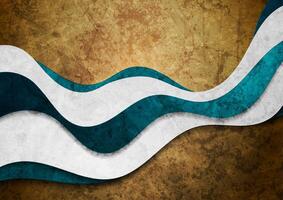 Abstract multicolored grunge corporate wavy background vector