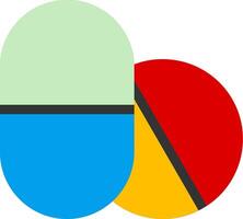 Pills Flat Icon vector