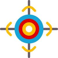 Target Flat Icon vector