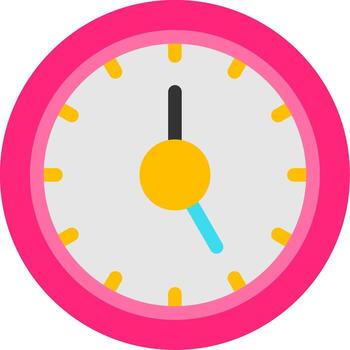 Clock Flat Icon vector