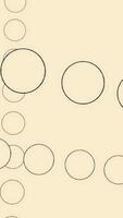 Abstract simple background with flowing bubbles. Design. Rows of moving circles silhouettes. video