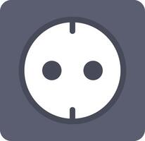 Socket Flat Icon vector