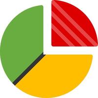 Graph Flat Icon vector