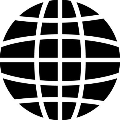 Earth Grid Glyph Icon