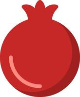 Pomegranate Flat Icon vector