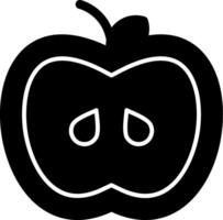 Apple Glyph Icon vector
