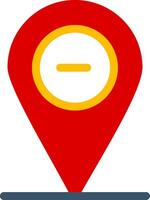 Pin Location Flat Icon vector