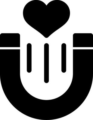 Attraction Glyph Icon