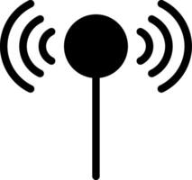 3Signal Glyph Icon vector